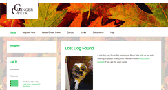 Desktop Screenshot of ginger-creek.com